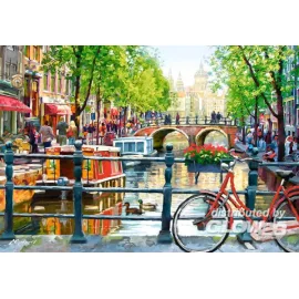 Paysage d'Amsterdam, puzzle 1000 pièces