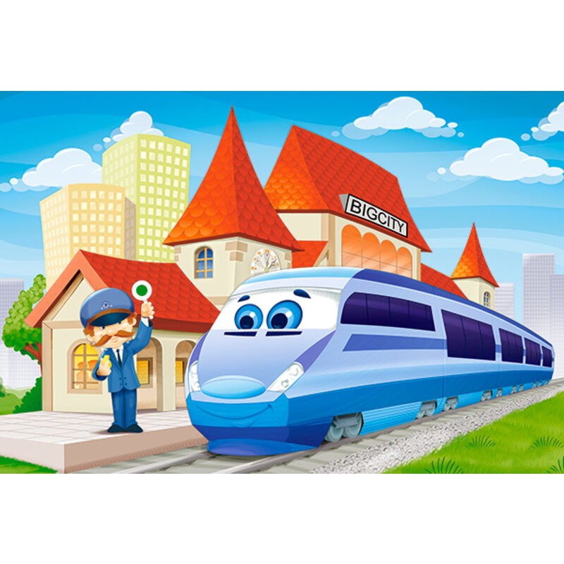 À la gare, Puzzle 40 Maxi