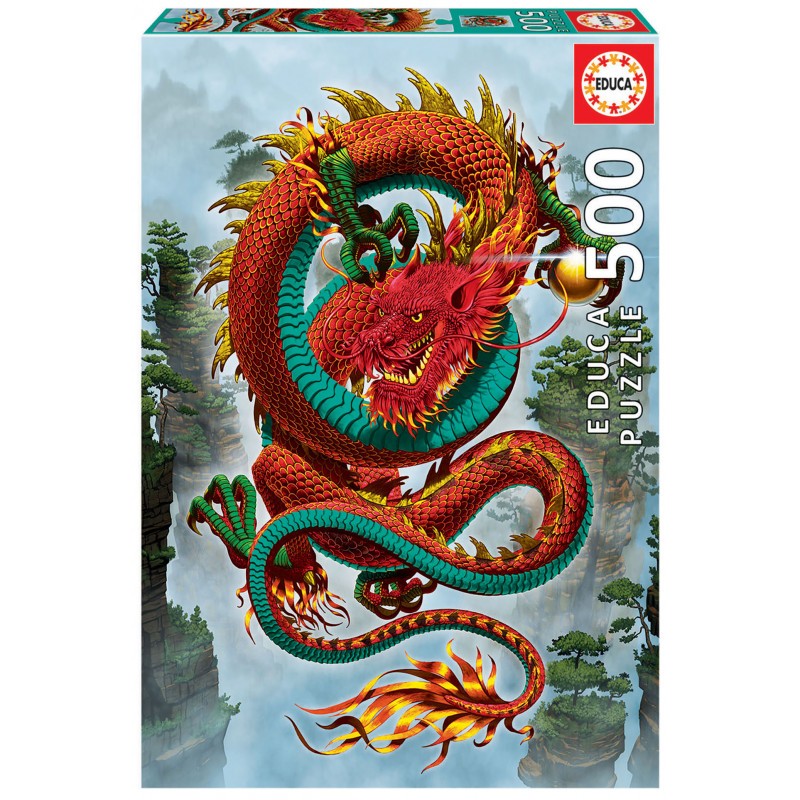 Puzzle 500 LE DRAGON DE LA BONNE FORTUNE, VINCENT HIE