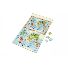 Scratch Puzzle Magnétique: DISCOVERY - LE MONDE 80pcs