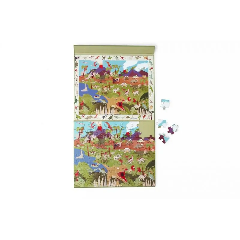 Scratch Puzzle Magnétique: DISCOVERY - DINOSAURE 80pcs