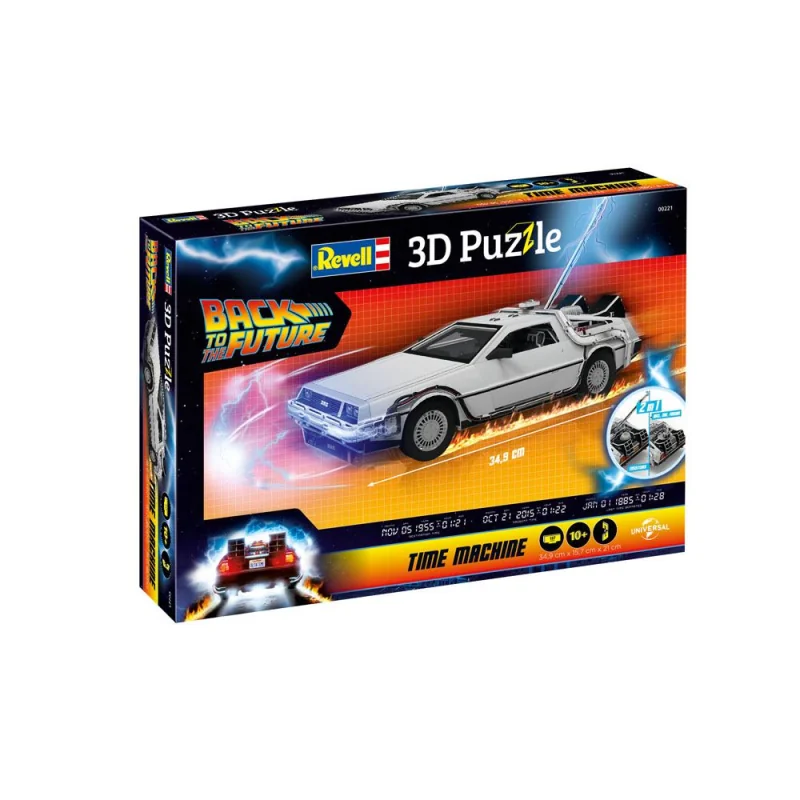 Puzzle 3d DELOREAN "RETOUR VERS LE FUTUR"