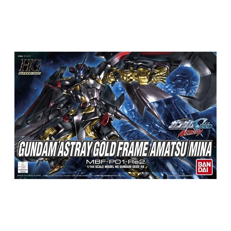 Gundam: Seed - High Grade Gundam Astray Gold Frame Amatsumina - 1:144 Model Kit
