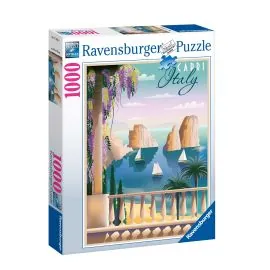  Puzzle 1000 p - Carte postale de Capri