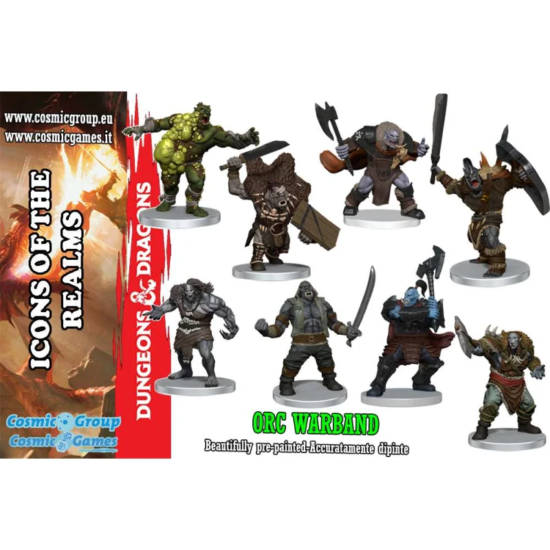 D&D Icons of the Realms : miniatures Orc Warband