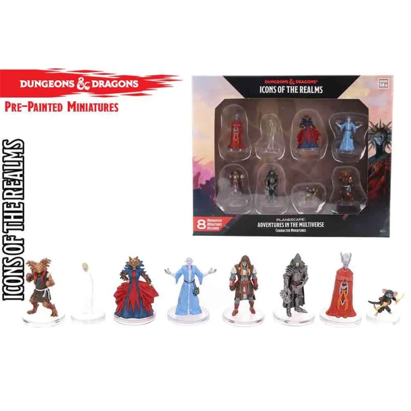 Dungeons & Dragons: IOTR - Planescape Adventures in the Multiverse Character Miniatures Boxed Set