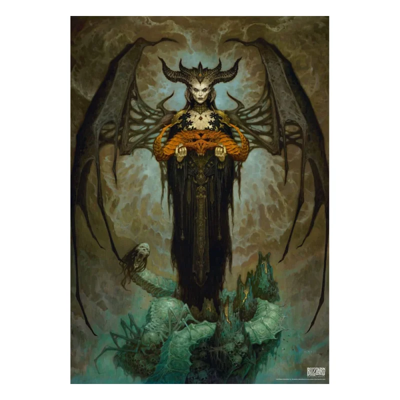 Puzzle Diablo IV puzzle Gaming Lilith (1000 pièces)