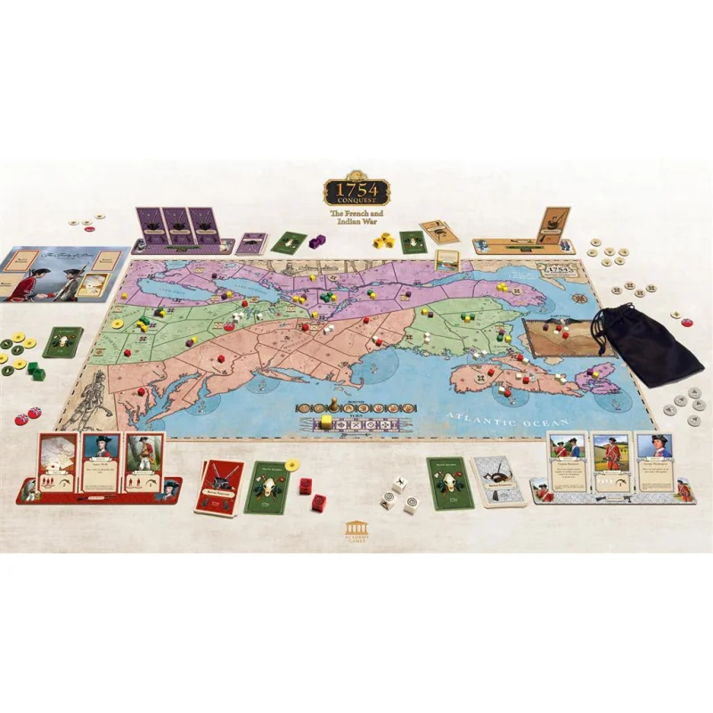 Jeu de société 1754 Conquest The French and Indian War
