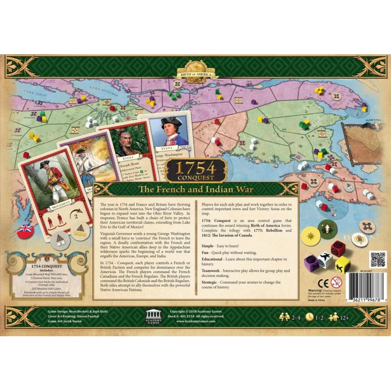 Academy Games 1754 Conquest The French and Indian War