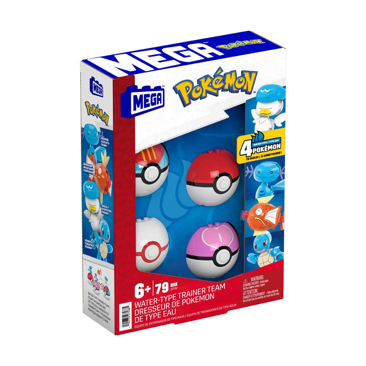 MATTJCT42 Pokémon - jeu de construction MEGA 4 Pokemon
