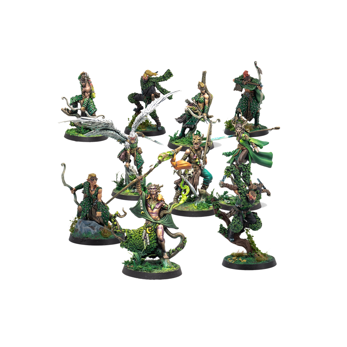 Figurines pour jeu de figurines Warcrow - Sÿenann Action Pack (FR + ENG)