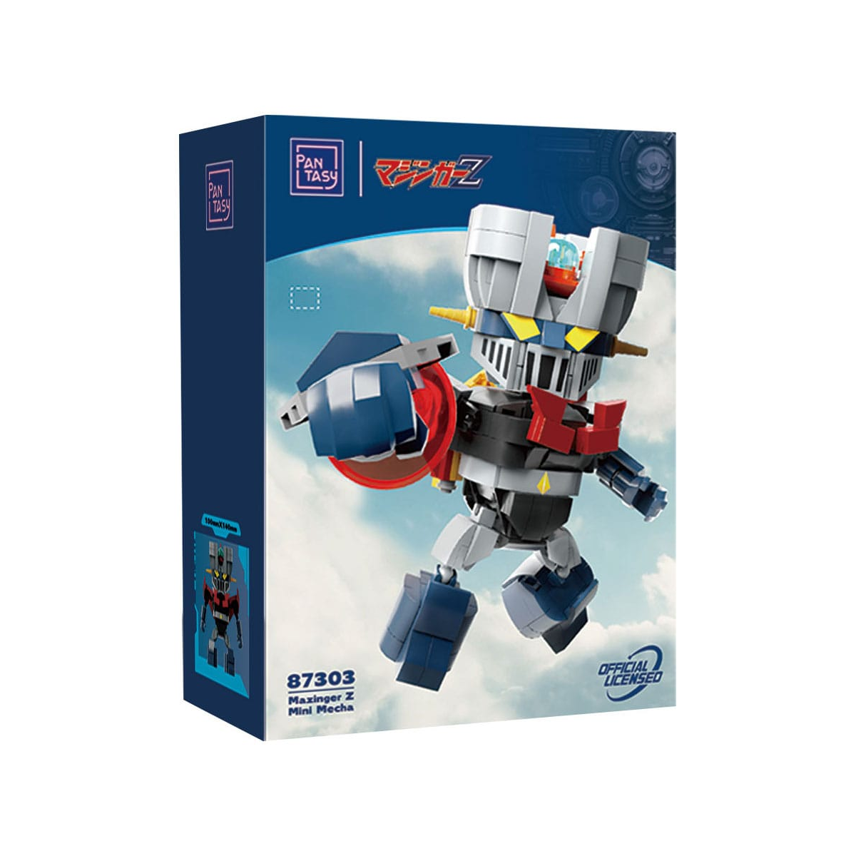 PASY-87303 Mazinger Z - Jeu de construction Mini Mecha 14 cm