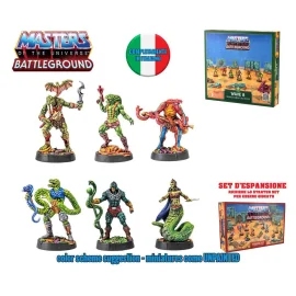  Masters Of The Universe Battleground - Wave 8: Snake Men Faction - Versione Italiana