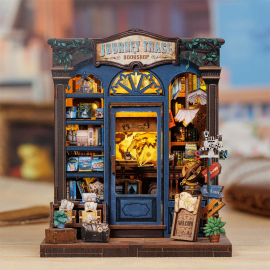  Puzzle 3D Serre Livres Book Nook Journey Trace Bookshop