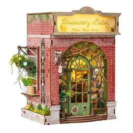  Puzzle 3D Serre Livres Mini Book Nook BLOSSOMARY ATELIER