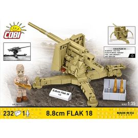  233 PCS HC WWII /3141/ 8.8CM FLAK 18 (DAK)
