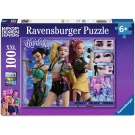  KPop Demon Hunters puzzle pour enfants Happy fans, happy Honmoon! (100 Pièces XXL)