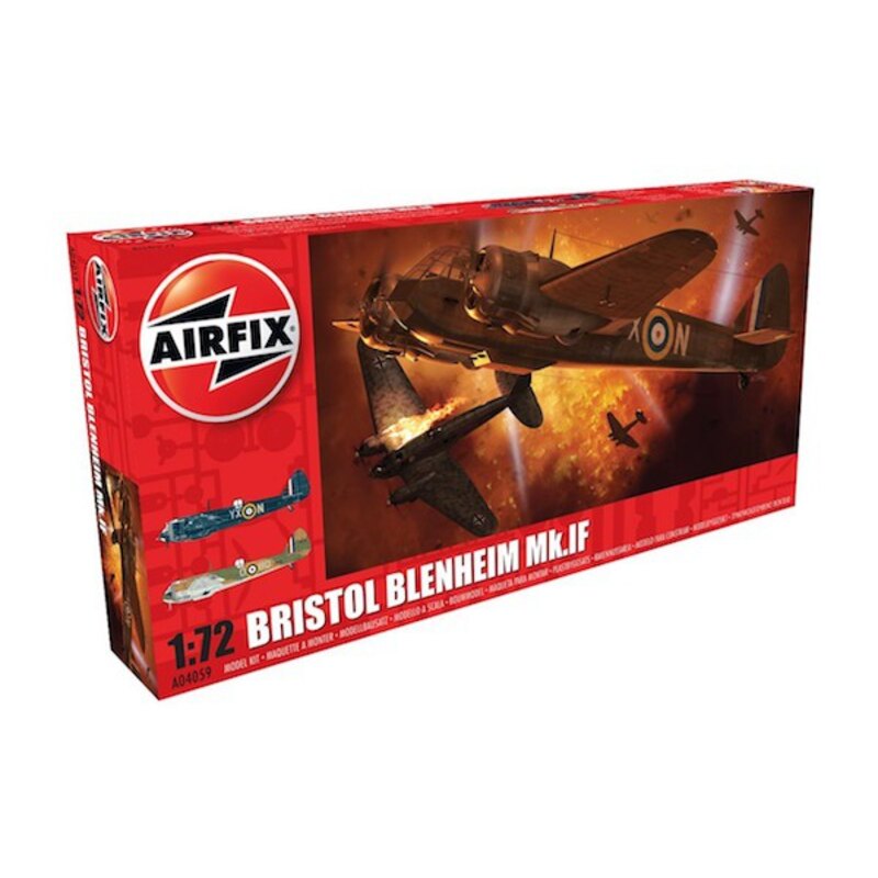 Bristol Blenheim Mk.IF Le Bristol Blenheim a été initialement conçu comme un avion civil à grande vitesse à financement privé, d